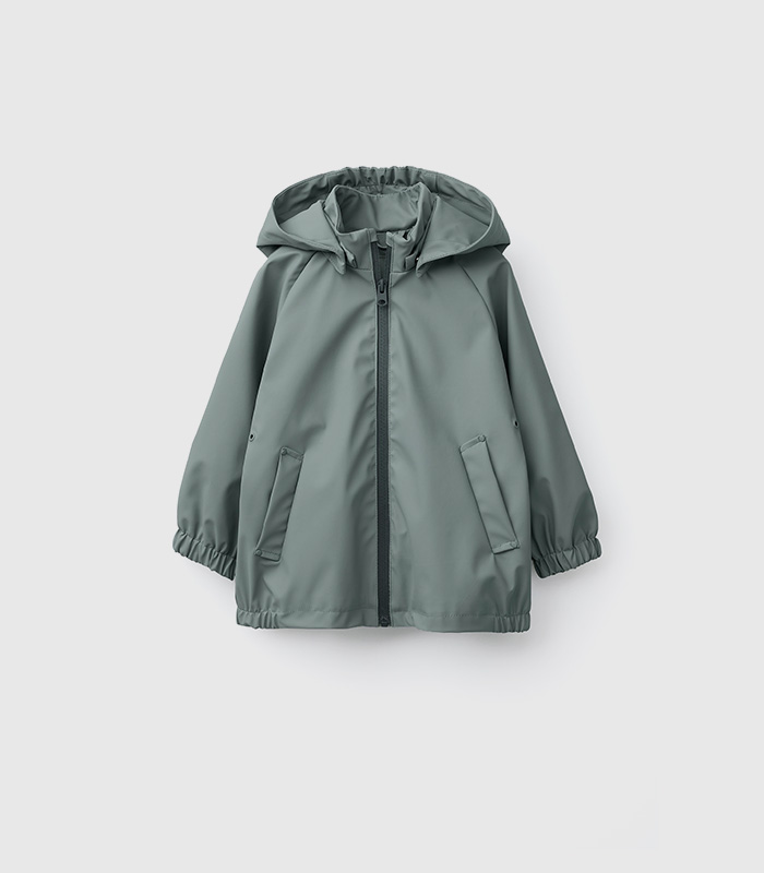 Rubberised raincoat