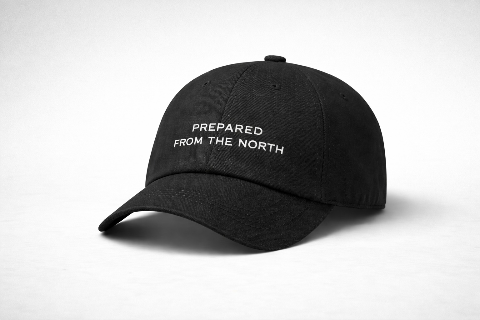 bone-dad-het-prepared-from-the-north-black--off-white-01 Boné Dad Het Prepared From The North Black - Imagem 1