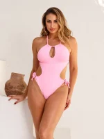 Maiô Body Fio Duplo Fio Dental Engana Mamãe Amarração Regulável Poliamida - Imagem 9